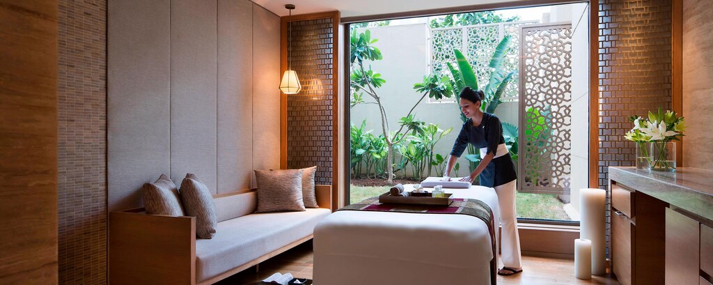 having massage
